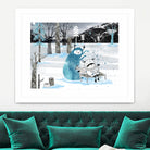 Snow Monster by Holly Hatam on GIANT ART - blue digital painting