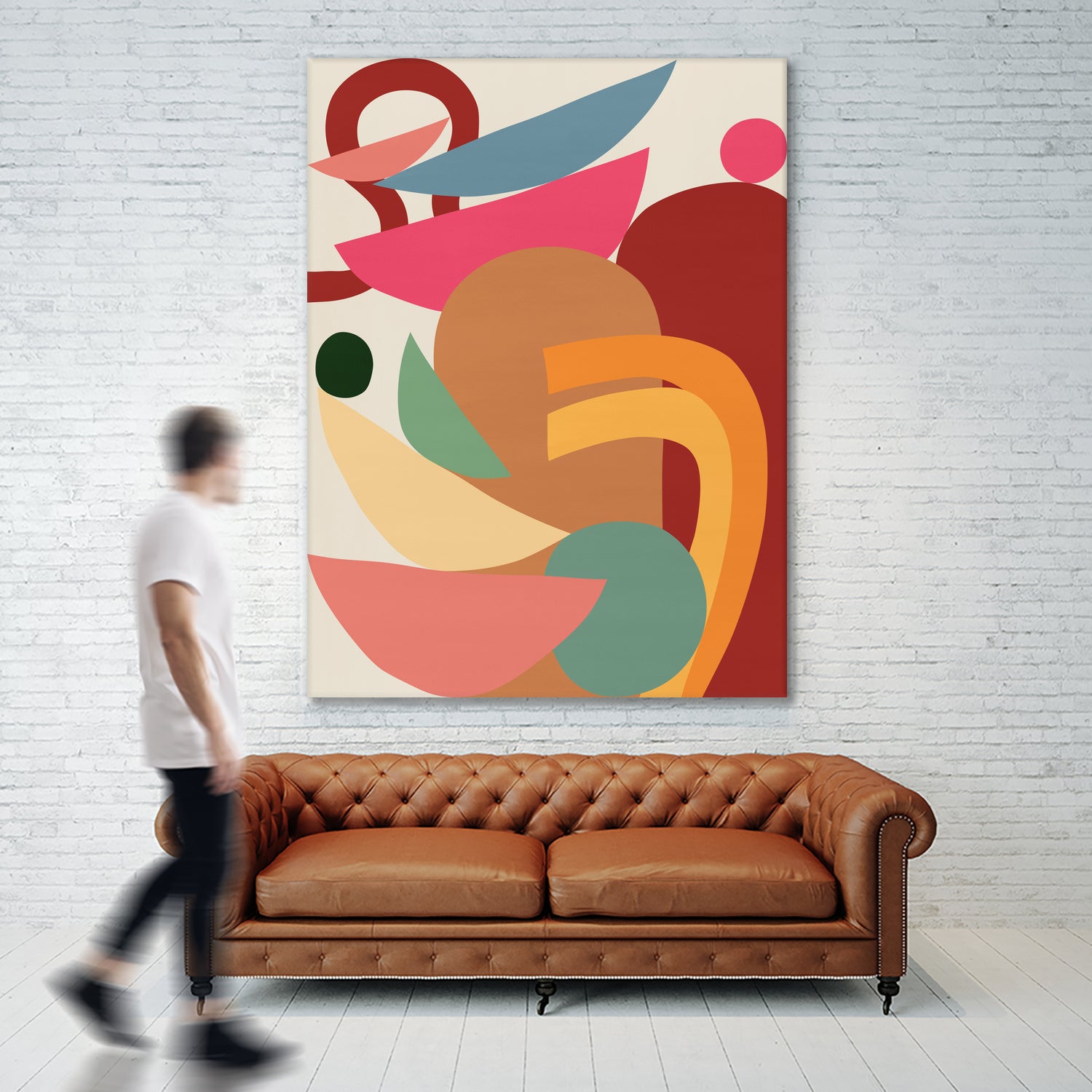 Organic design 08 by Vitor Costa on GIANT ART - orange digital painting