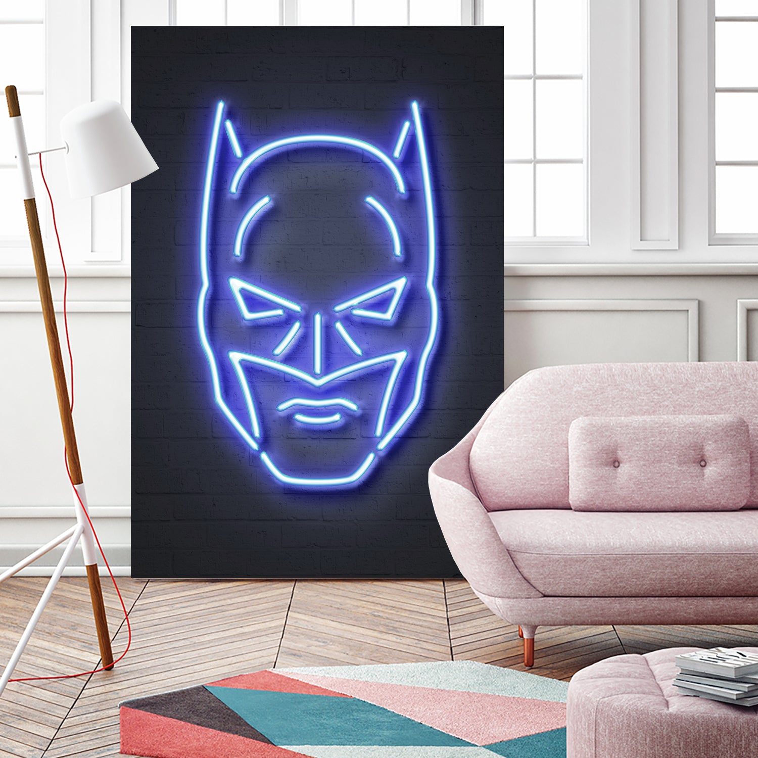 Batman by Octavian Mihai Mielu on GIANT ART - blue 3d art