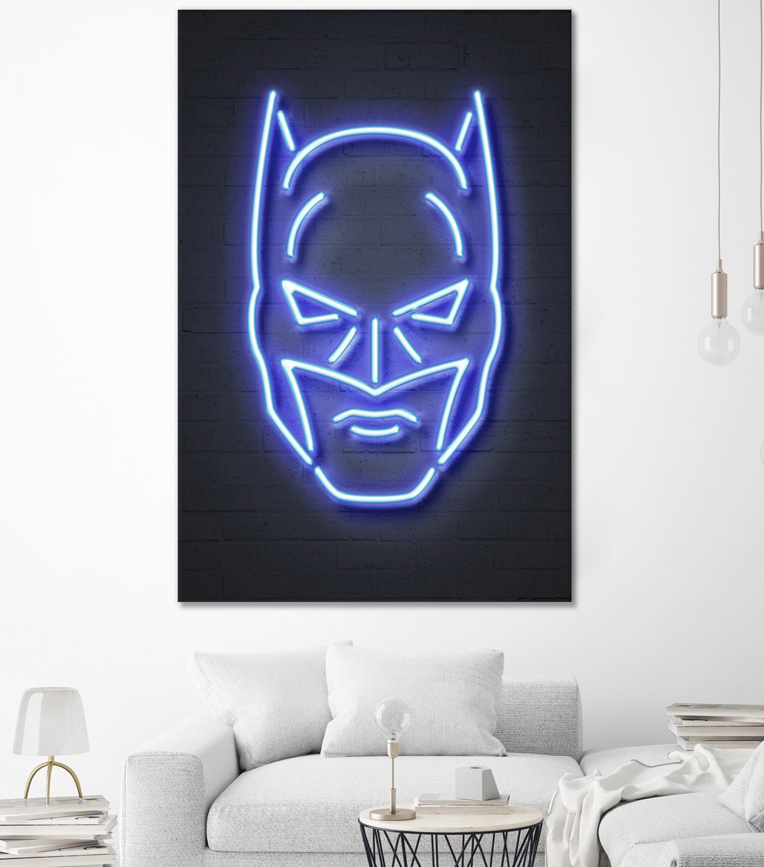 Batman by Octavian Mihai Mielu on GIANT ART - blue 3d art