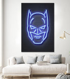 Batman by Octavian Mihai Mielu on GIANT ART - blue 3d art