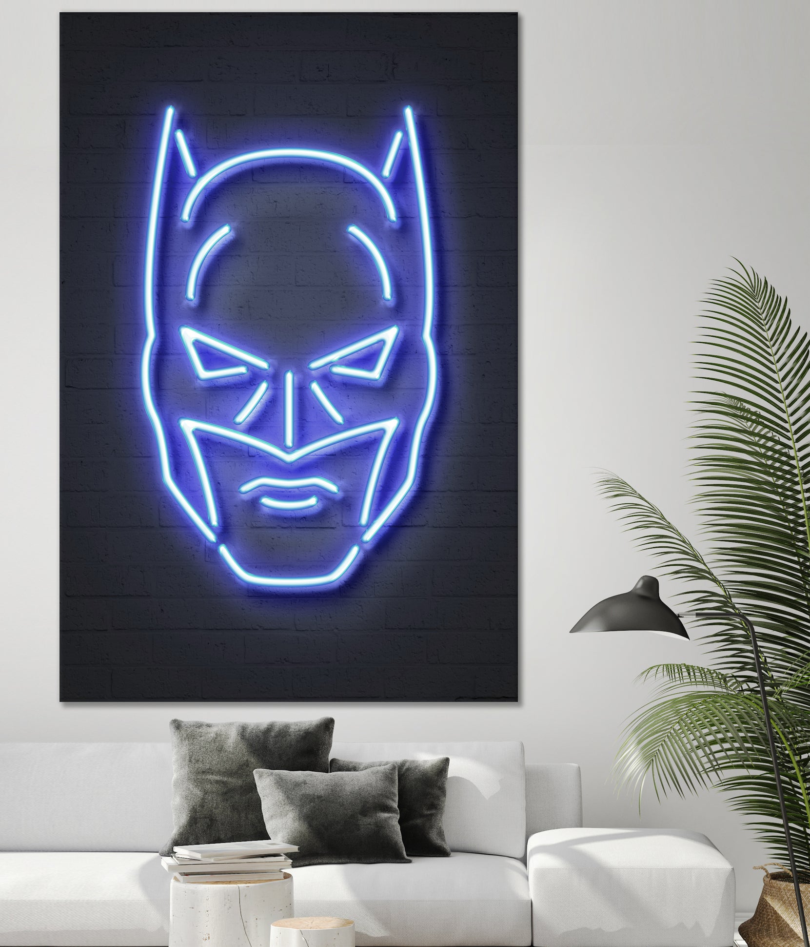 Batman by Octavian Mihai Mielu on GIANT ART - blue 3d art