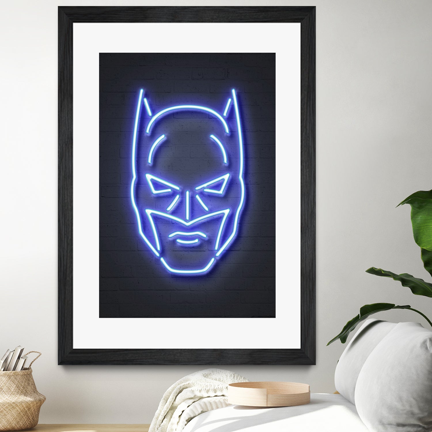 Batman by Octavian Mihai Mielu on GIANT ART - blue 3d art