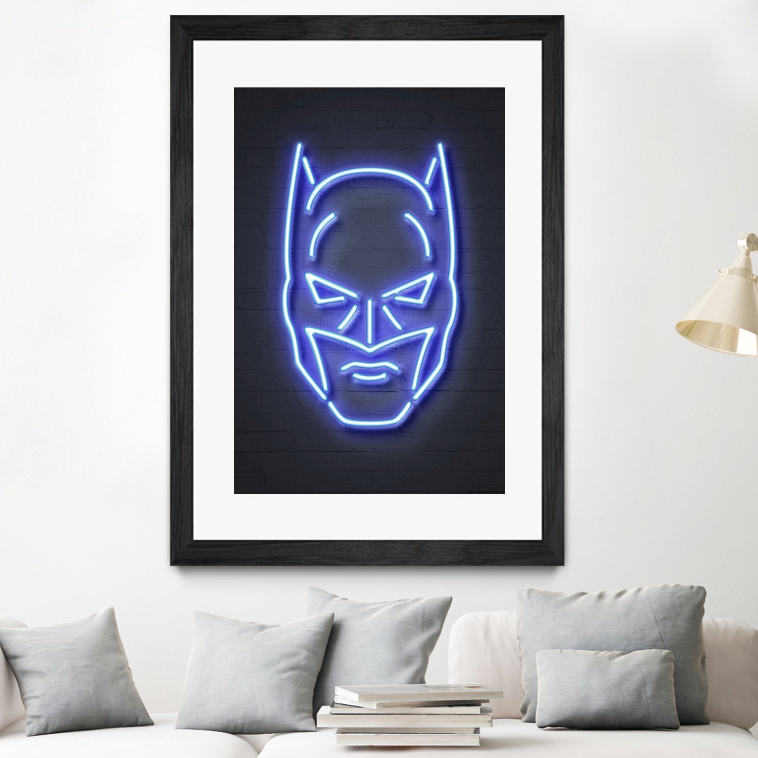 Batman by Octavian Mihai Mielu on GIANT ART - blue 3d art