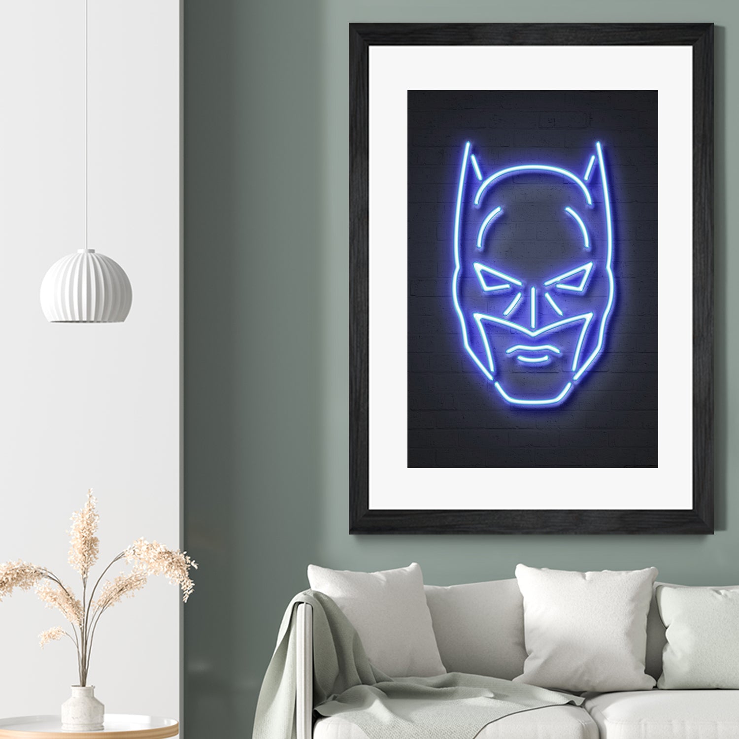 Batman by Octavian Mihai Mielu on GIANT ART - blue 3d art