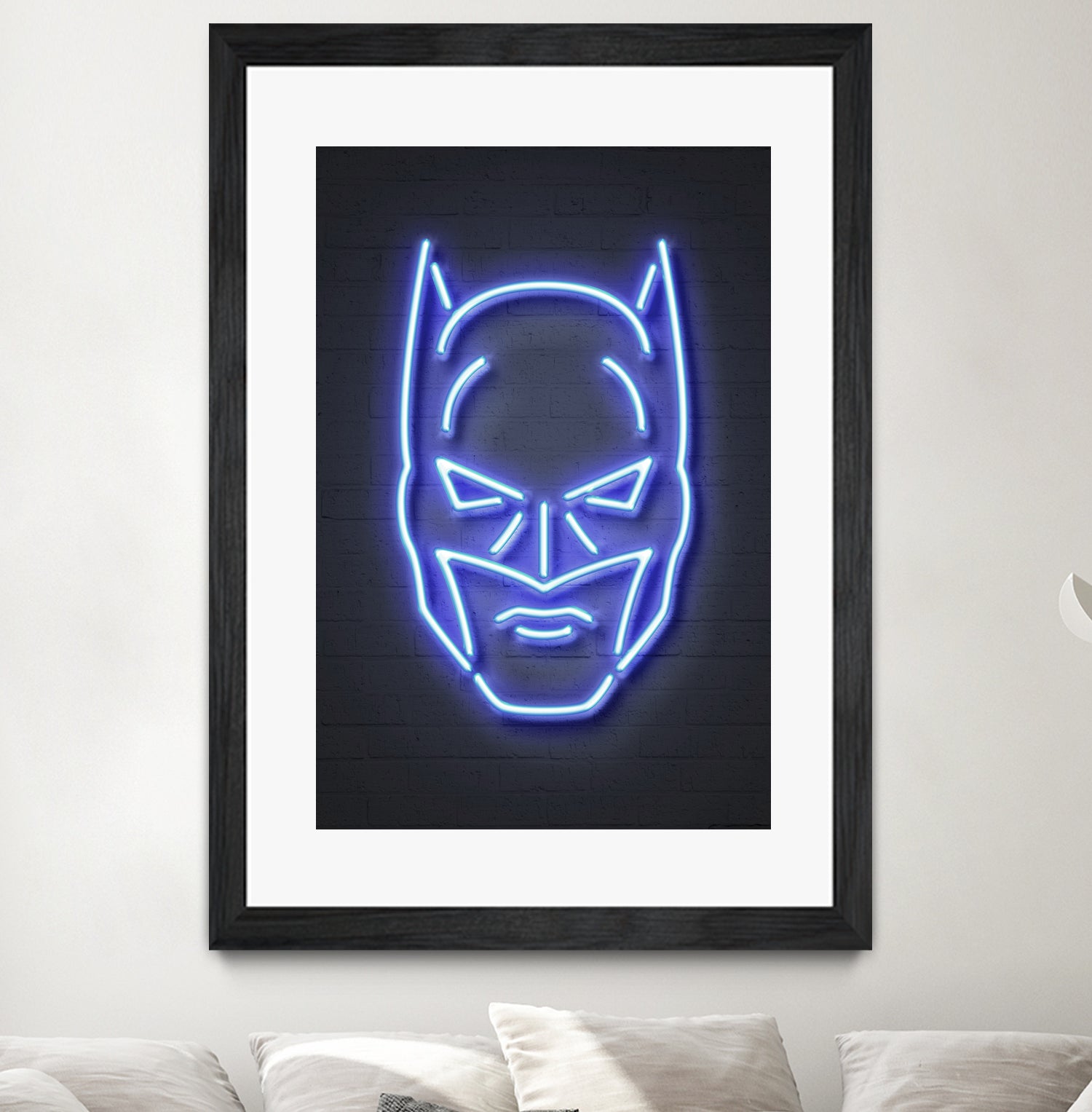 Batman by Octavian Mihai Mielu on GIANT ART - blue 3d art