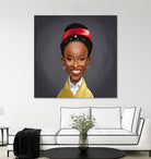 Amanda Gorman by Rob Snow on GIANT ART - yellow digital painting