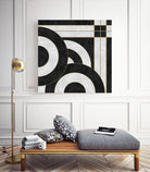 Geometric Marble by M.TERESA HERNANDEZ on GIANT ART - black digital painting