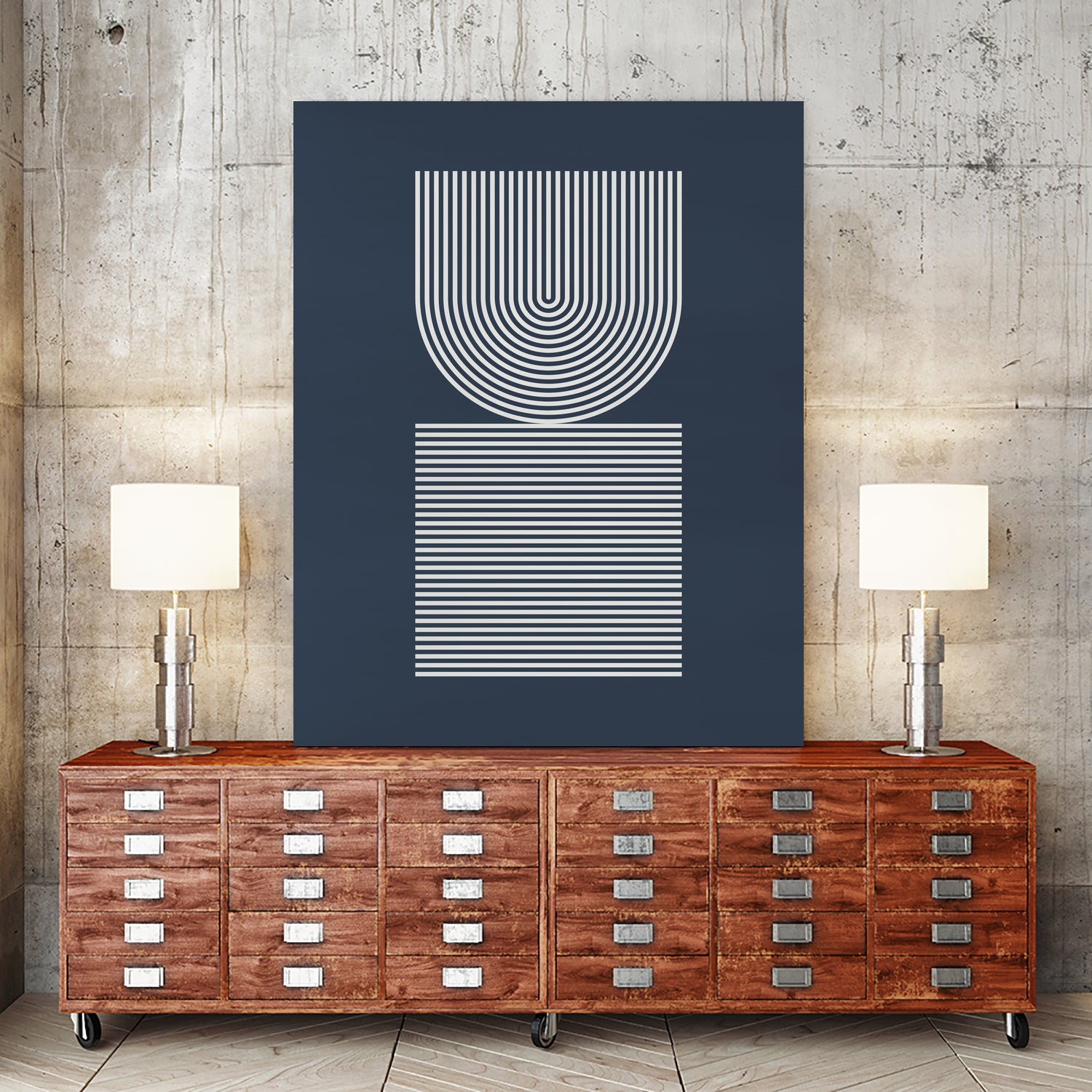 Simplicity X by Vitor Costa on GIANT ART - blue digital painting