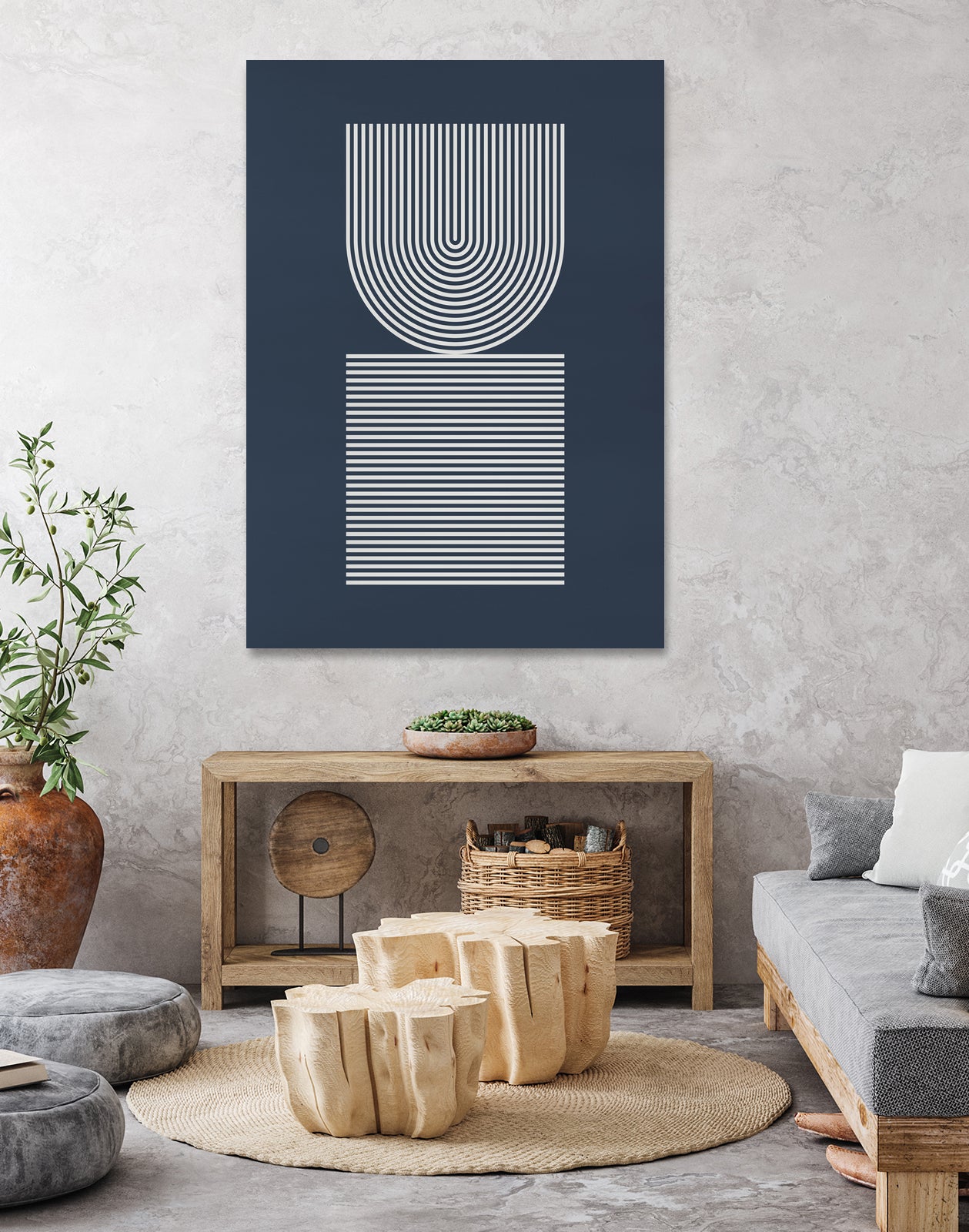 Simplicity X by Vitor Costa on GIANT ART - blue digital painting