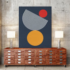 Simplicity XII by Vitor Costa on GIANT ART - blue digital painting