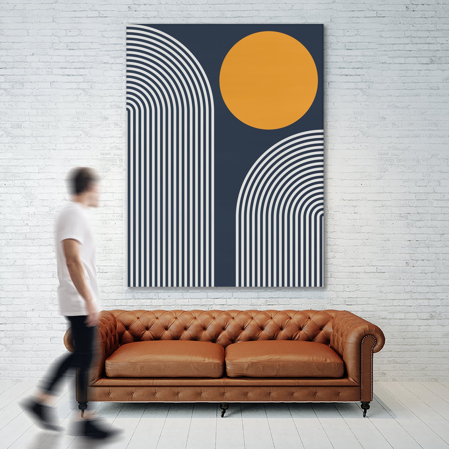 Simplicity XX by Vitor Costa on GIANT ART - orange digital painting