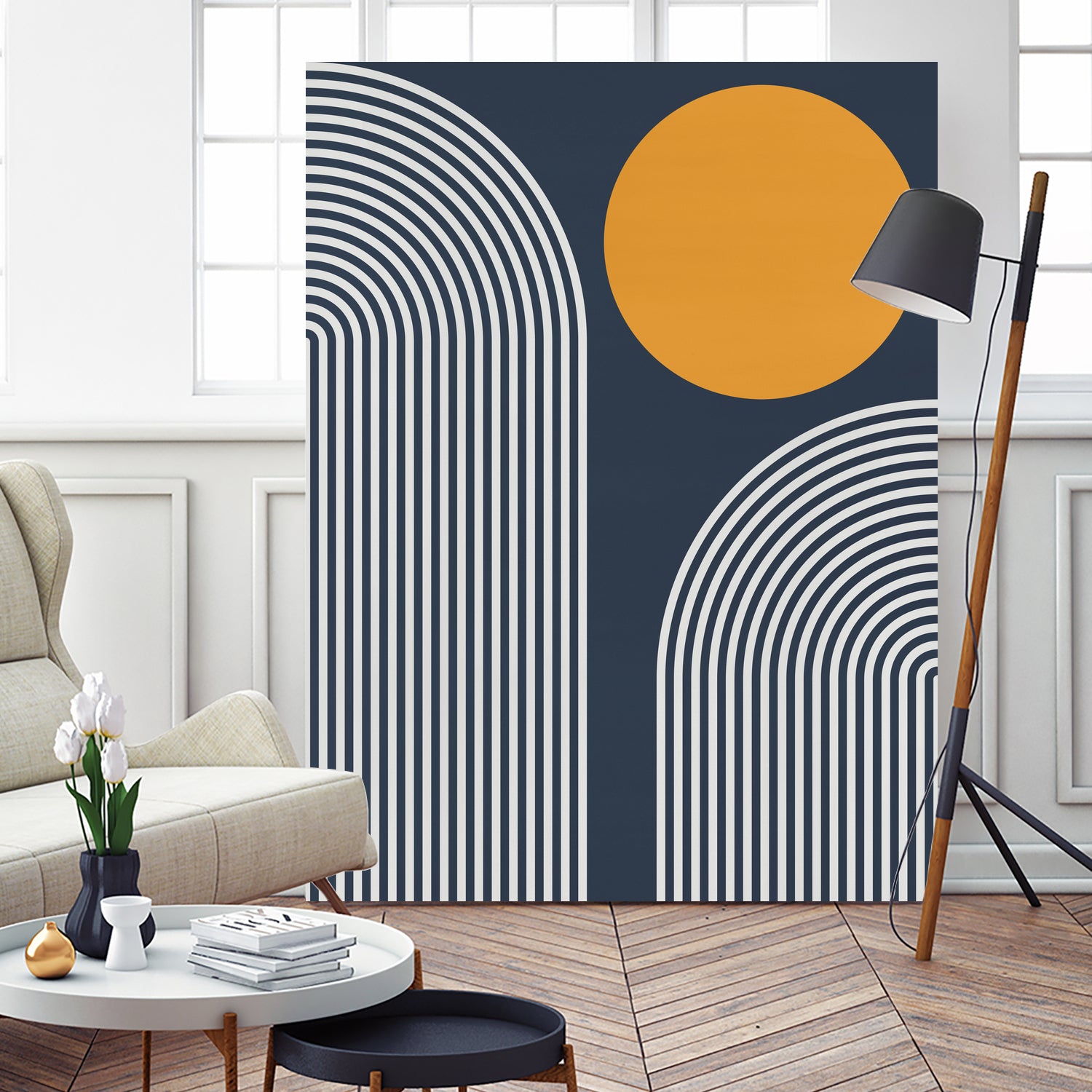 Simplicity XX by Vitor Costa on GIANT ART - orange digital painting