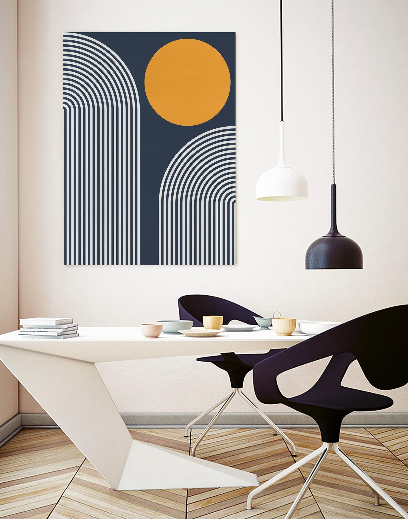 Simplicity XX by Vitor Costa on GIANT ART - orange digital painting