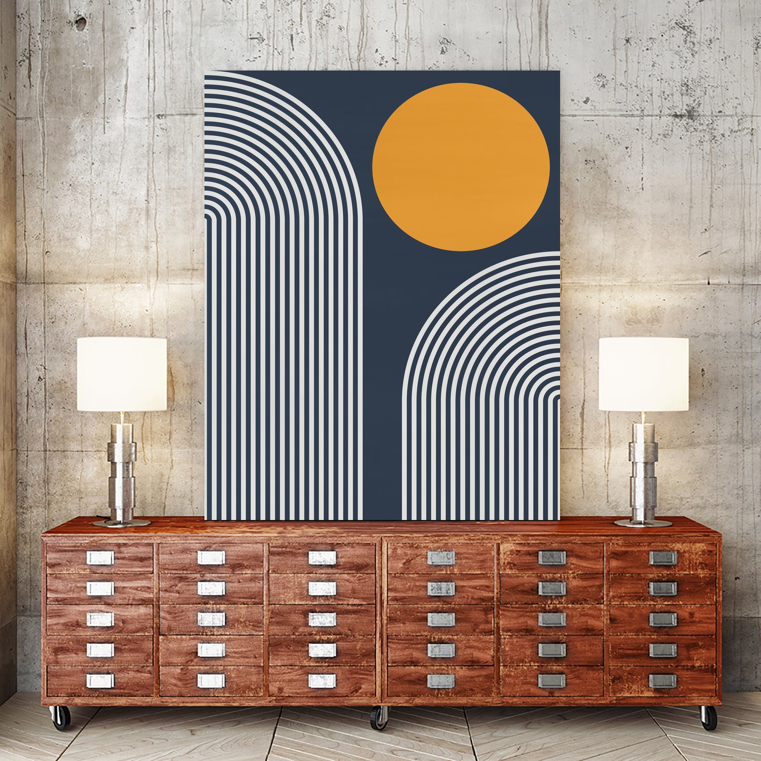 Simplicity XX by Vitor Costa on GIANT ART - orange digital painting