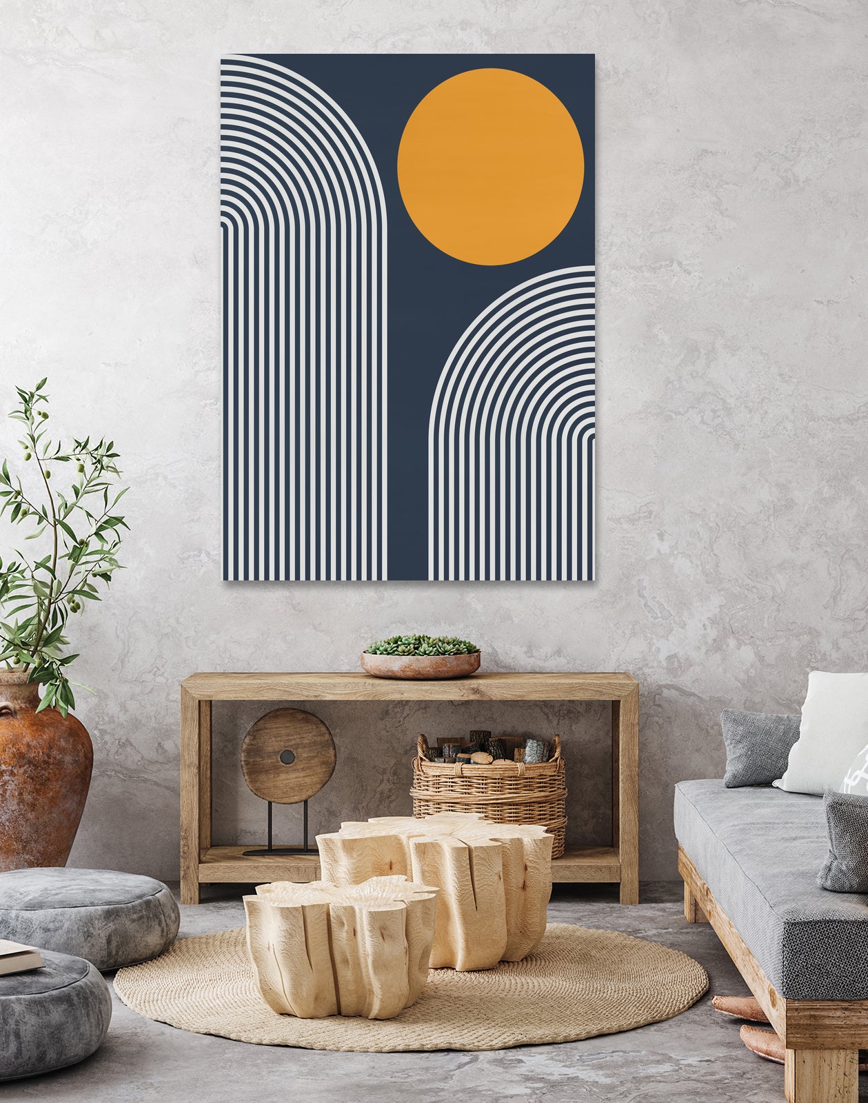 Simplicity XX by Vitor Costa on GIANT ART - orange digital painting