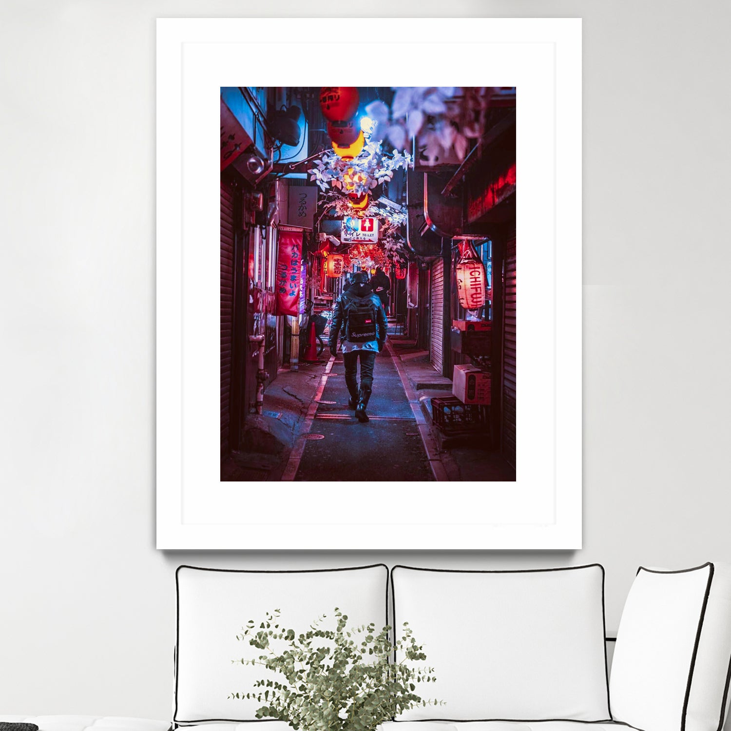 Japan Photographic Street City by Dimas Art on GIANT ART - fuchsia photo illustration