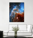 Monkey Head Nebula by Ed Trickett on GIANT ART - blue photo manipulation