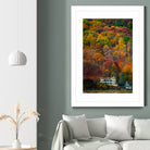 Highland House by Chris Lord on GIANT ART - orange digital painting