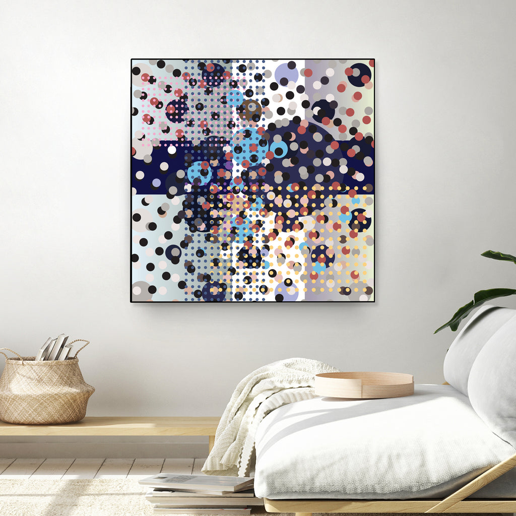 Polka Dot Composition by Anna Khokhlova on GIANT ART - gray digital drawing