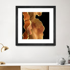 Orange Gold Agate Texture 03 by Isabel Muñoz on GIANT ART - orange digital painting