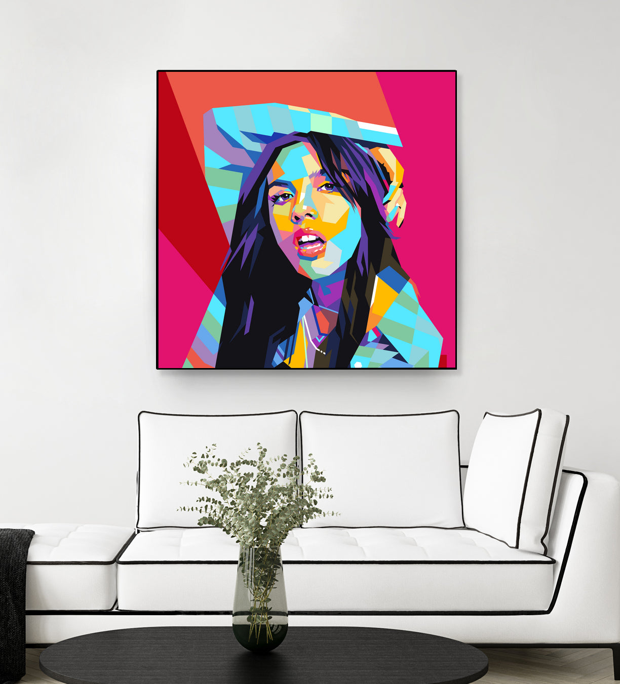 Olivia Rodrigo Pop Art WPAP by Laksana Ardie on GIANT ART - yellow digital drawing