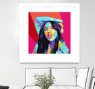 Olivia Rodrigo Pop Art WPAP by Laksana Ardie on GIANT ART - yellow digital drawing