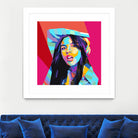 Olivia Rodrigo Pop Art WPAP by Laksana Ardie on GIANT ART - yellow digital drawing