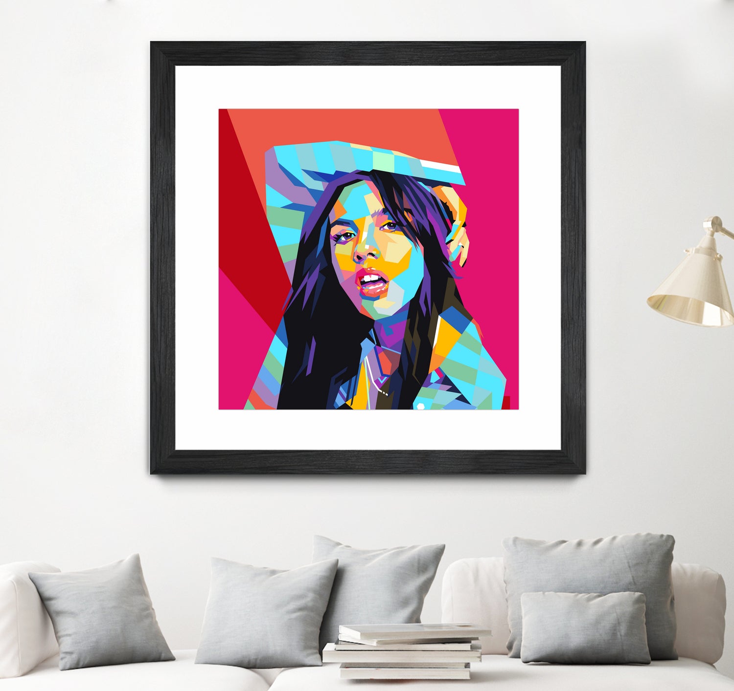 Olivia Rodrigo Pop Art WPAP by Laksana Ardie on GIANT ART - yellow digital drawing