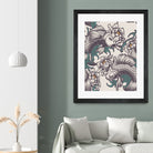 Koi Fish Japan Illustrations by Edo Agus Setiawan on GIANT ART - white digital painting