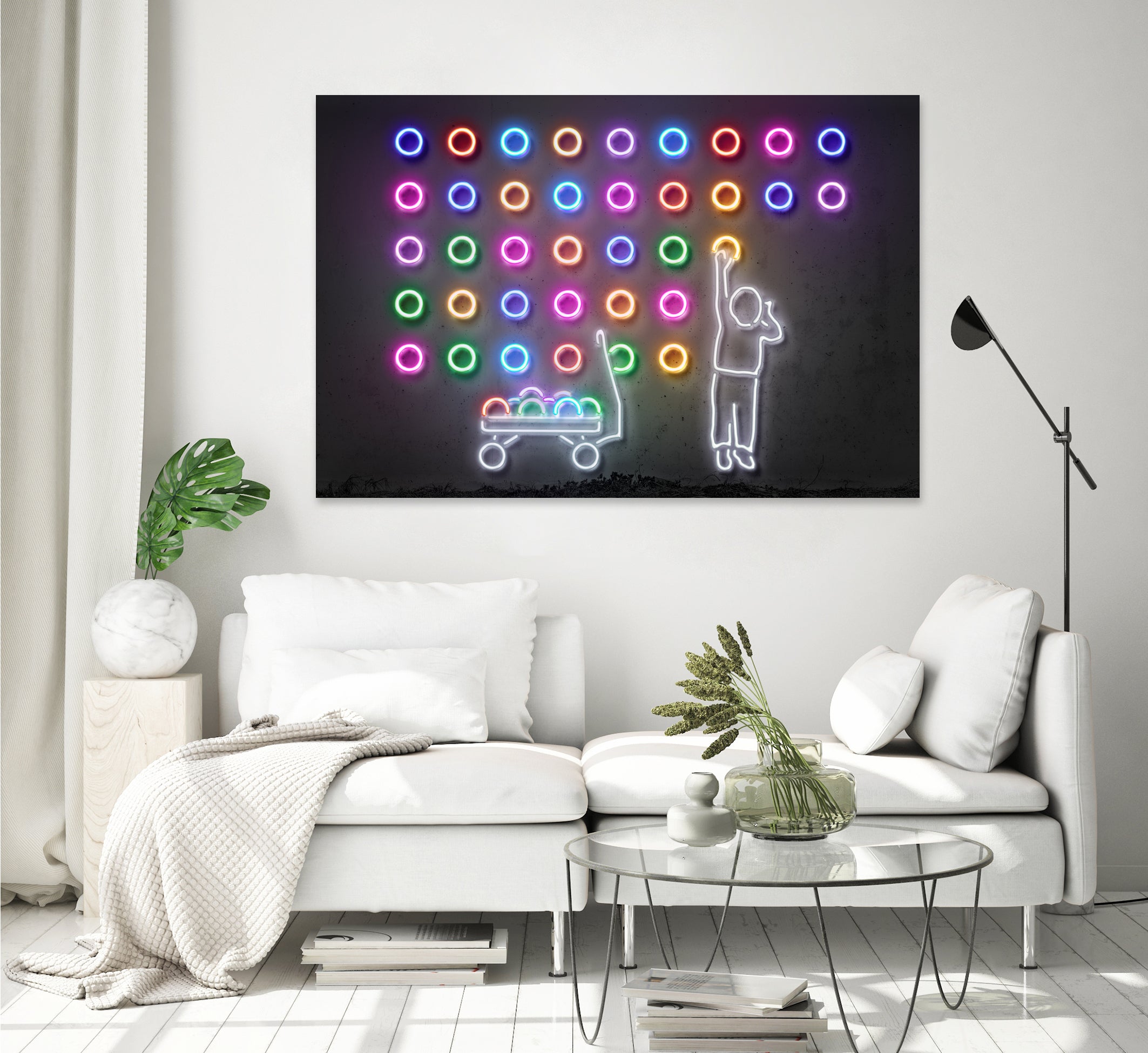 Dots by Octavian Mihai Mielu on GIANT ART - pink 3d art