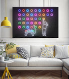 Dots by Octavian Mihai Mielu on GIANT ART - pink 3d art