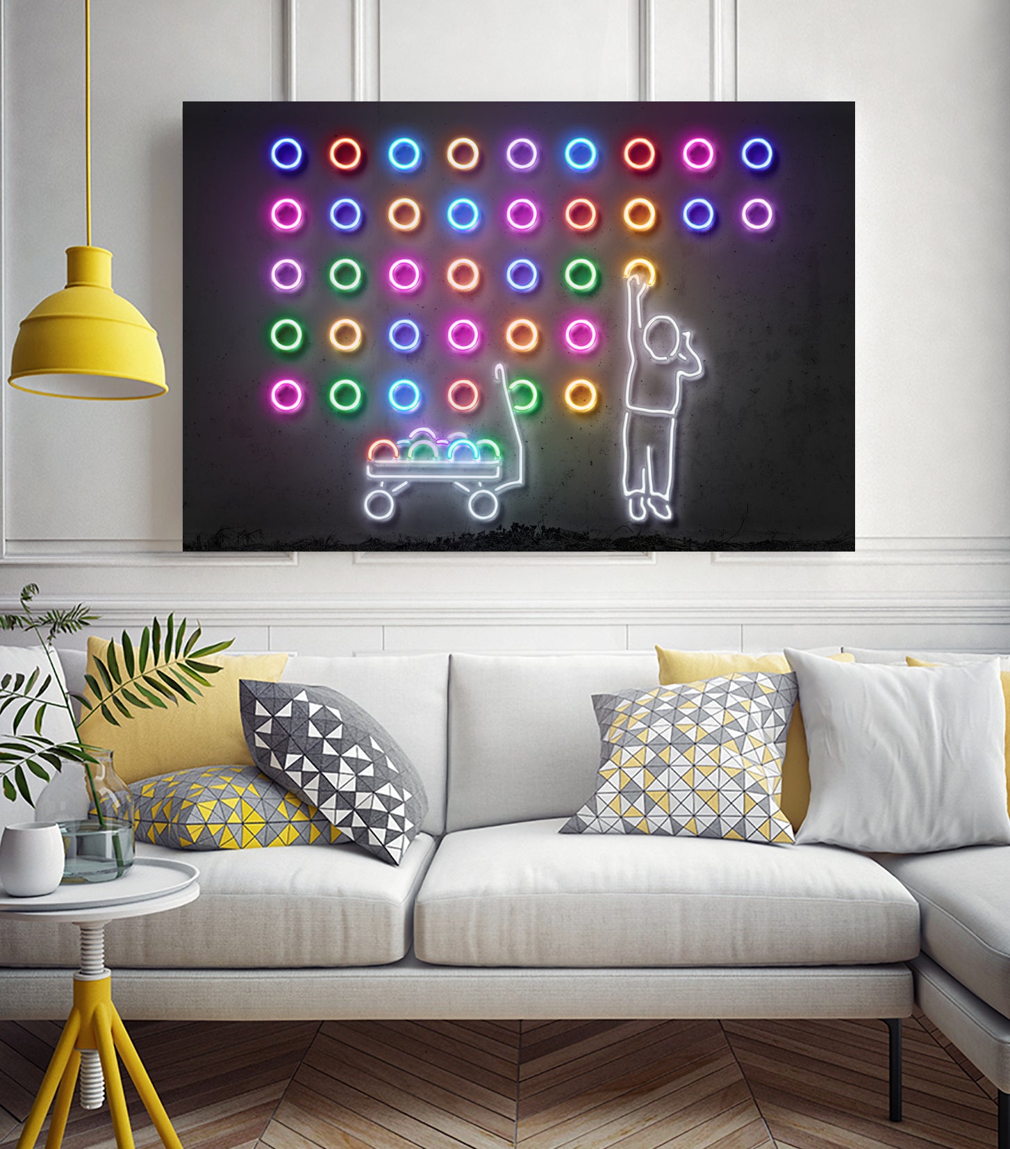 Dots by Octavian Mihai Mielu on GIANT ART - pink 3d art