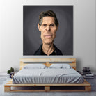 Willem Dafoe by Rob Snow on GIANT ART - black digital painting