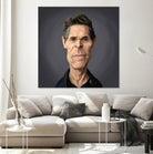 Willem Dafoe by Rob Snow on GIANT ART - black digital painting