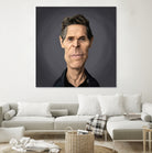 Willem Dafoe by Rob Snow on GIANT ART - black digital painting