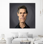 Willem Dafoe by Rob Snow on GIANT ART - black digital painting