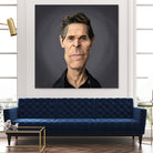 Willem Dafoe by Rob Snow on GIANT ART - black digital painting