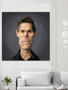 Willem Dafoe by Rob Snow on GIANT ART - black digital painting