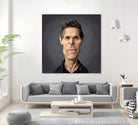 Willem Dafoe by Rob Snow on GIANT ART - black digital painting