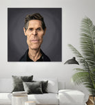 Willem Dafoe by Rob Snow on GIANT ART - black digital painting