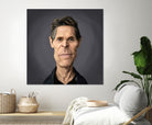 Willem Dafoe by Rob Snow on GIANT ART - black digital painting