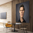 Willem Dafoe by Rob Snow on GIANT ART - black digital painting