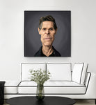 Willem Dafoe by Rob Snow on GIANT ART - black digital painting