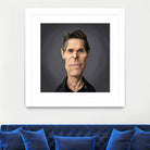 Willem Dafoe by Rob Snow on GIANT ART - black digital painting