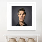 Willem Dafoe by Rob Snow on GIANT ART - black digital painting