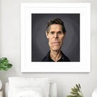 Willem Dafoe by Rob Snow on GIANT ART - black digital painting