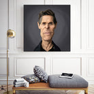 Willem Dafoe by Rob Snow on GIANT ART - black digital painting