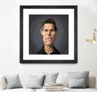 Willem Dafoe by Rob Snow on GIANT ART - black digital painting