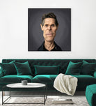 Willem Dafoe by Rob Snow on GIANT ART - black digital painting